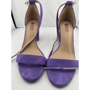 Didifu Women's Purple 3 Inch High Heel Ankle Strap Size 6